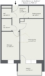 Grundriss - Sonnige 2‑Zimmer Neubauwohnung mit Balkon & Fernblick