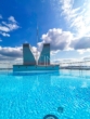 Rooftop-Pool - Traumaussicht! Loggia-Wohnung mit vielen Extras - Fernblick - Pool - Sauna - Fitness!