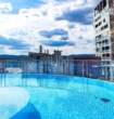 Rooftop-Pool - Traumaussicht! Loggia-Wohnung mit vielen Extras - Fernblick - Pool - Sauna - Fitness!