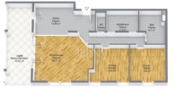 3D-Grundriss - Traumaussicht! Loggia-Wohnung mit vielen Extras – Fernblick – Pool – Sauna – Fitness!