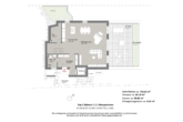 Grundriss Top 3, Ebene 1, Schematische Darstellung - Hill Side – One Nine Six – Top 3 “Großzügige Maisonette mit Garten, Dachterrasse & Weitblick”
