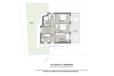 Grundriss Top 3, Ebene 2, Schematische Darstellung - Hill Side – One Nine Six – Top 3 “Großzügige Maisonette mit Garten, Dachterrasse & Weitblick”