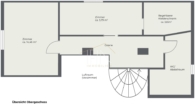 Grundriss Obergeschoss - Charmantes Einfamilienhaus mit Garten, Pool & Terrasse