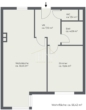 Grundriss - Beste Anbindung! Helle, ruhige 2‑Zimmer-Wohnung nahe U3