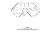 Grundriss Dachgeschoss, Schematische Darstellung - Raum für das Familienleben – ein Zuhause mit Herz und Weitblick