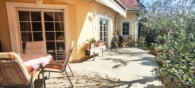 West-Terrasse - Rarität – moderne Villa – 2.711 m² großer Grund, Weinkeller, Sauna uvm.