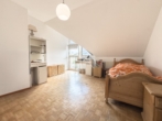 Schlafzimmer 2 - 3‑Zimmer DG Wohnung mit XL Dachterrasse und Weitblick!