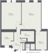 Grundriss - Altbauflair trifft modernes Wohngefühl – Stilvolle 3‑Zimmer-Wohnung mit Stuckdecken & Lichtdesign