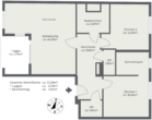 Plan - Nähe Schönbrunn! Helle 3‑Zimmer-Wohnung mit Loggia zum Wohlfühlen
