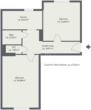 Plan - Pärchentraum! 2‑Zimmer-​Wohnung mit Grünblick in Langenzersdorf zu verkaufen