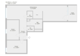 Grundriss - Familienfreundliche 3‑Zimmer Wohnung mit Loggia zum Innenhof, Fitnessraum und Sauna!